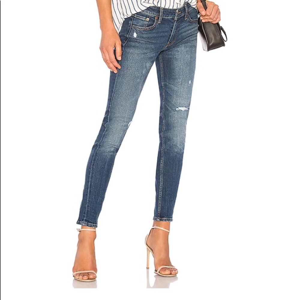 Levi’s 711 Altered Jeans in Mix Tape Wash size 25